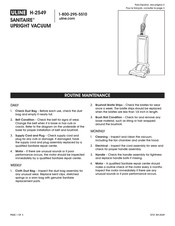 Uline H-2549 Manual De Instrucciones
