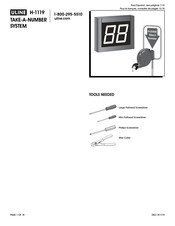 Uline H-1119 Manual De Instrucciones