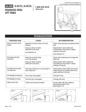 Uline H-8174 Manual De Instrucciones