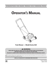 MTD 020 Serie Manual De Instrucciones