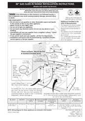 Electrolux EW30GS65G Instrucciones De Instalación