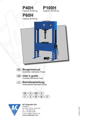 AC Hydraulic P40H Manual Del Usuario