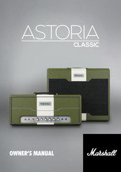 Marshall ASTORIA CLASSIC Manual Del Usuario