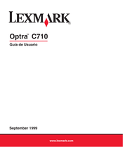 Lexmark Optra C710 Guía De Usuario