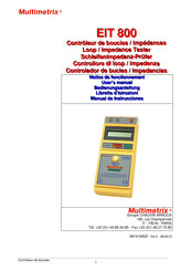 Multimetrix EIT 800 Manual De Instrucciones