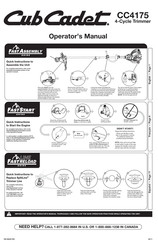 Cub Cadet CC4175 Manual Del Usuario