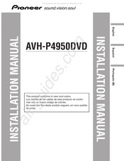 Pioneer AVH-P4950DVD Manual Del Usuario