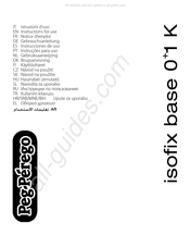 Peg-Perego isofix base 0+1 K Instrucciones De Uso