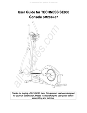 Techness SE800 Manual Del Usuario