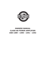 US Blaster USB 1390 Manual Del Usuario