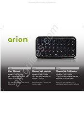 Arion ET-KB100B-BK Manual Del Usuario