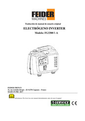 FEIDER Machines FG3300 I -A Manual Del Usuario