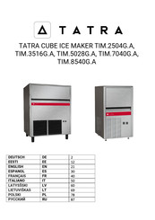 TATRA TIM.8540G.A Manual Del Usuario