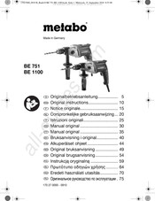Metabo BE 1100 Manual Original