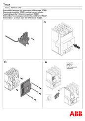 ABB Tmax RC221 Guia De Inicio Rapido