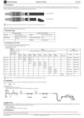 Chicago Pneumatic AF LF 3/8 Manual Del Operador