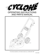 CyClone 89036080 Instrucciones De Funcionamiento Y Manual De Piezas