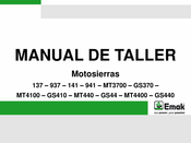 EMAK MT3700 Manual De Taller
