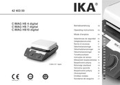 Ika C-MAG HS4 digital Instrucciones De Operación