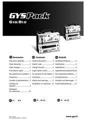 GYS Pack 810 Manual Del Usuario