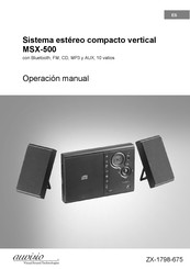 auvisio MSX-500 Manual De Operación