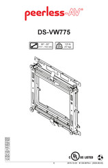 peerless-AV DS-VW775 Instrucciones De Montaje