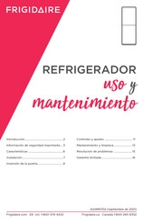 Frigidaire FRBG1224AV Uso Y Mantenimiento