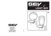 GEV LIGHT BOY LLS 017733 Manual Del Usuario