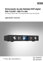 VR-Radio IRS-710 Manual De Operación