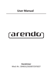 ARENDO 304831 Manual Del Usuario