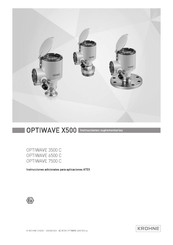 KROHNE OPTIWAVE 500 Serie Instrucciones Suplementarias