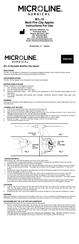 Microline Surgical M/L-10 Manual Del Usuario
