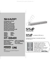 Sharp HT-SB400 Manual De Manejo