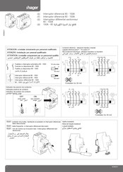 Hager CF484M Guia De Inicio Rapido
