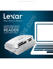 Lexar MULTI-CARD 24-IN-1 Manual Del Usuario