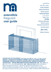 mothercare extendible Guia Del Usuario