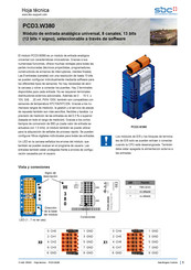 SBC PCD3.W380 Hoja Técnica