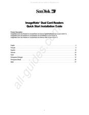 SanDisk ImageMate SDDR-75 Manual Del Usuario