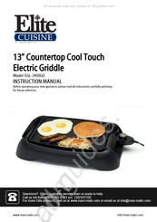 Elite Cuisine EGL-3450GD Manual De Instrucciones