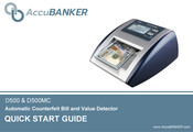 AccuBANKER D500 Guia De Inicio Rapido