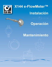 CLA-VAL E-FlowMeter X144 Manual De Instalación, Operación Y Mantenimiento