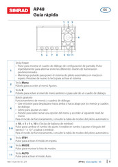 Simrad AP48 Guía Rápida