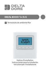 DELTA DORE DELTA 8000 TA BUS & RF Instrucciones Para La Instalación