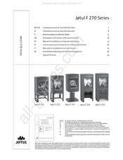 Jotul F 275 Instrucciones Para Instalación