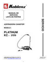 Koblenz PLATINUM KC - 1950 Manual De Servicio