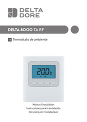 DELTA DORE DELTA 8000 TA BUS & RF Instrucciones Para La Instalación