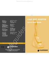 Plantronics CA40 DECT Guia De Inicio Rapido