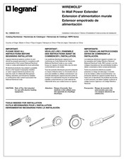 Legrand WIREMOLD IWPE Serie Instrucciones De Instalación