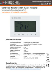 Herschel T-BT Instrucciones De Instalación Y  Operación