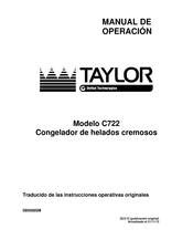 Taylor C722 Manual De Operación